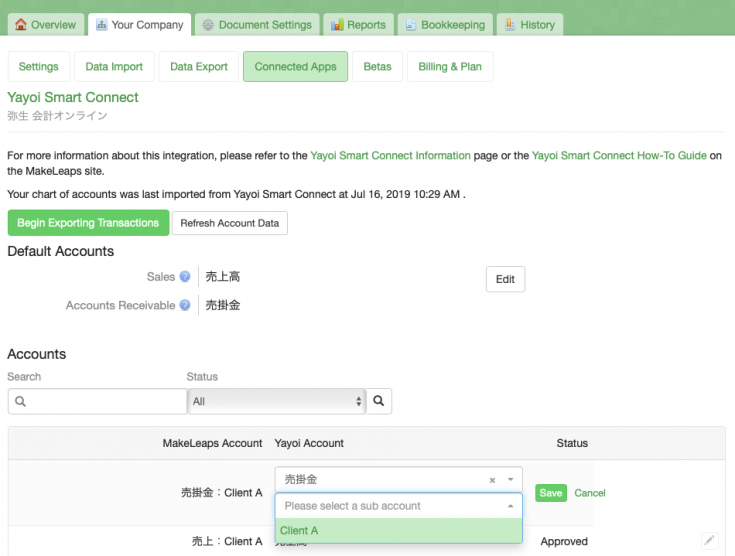 Mapping clients in MakeLeaps